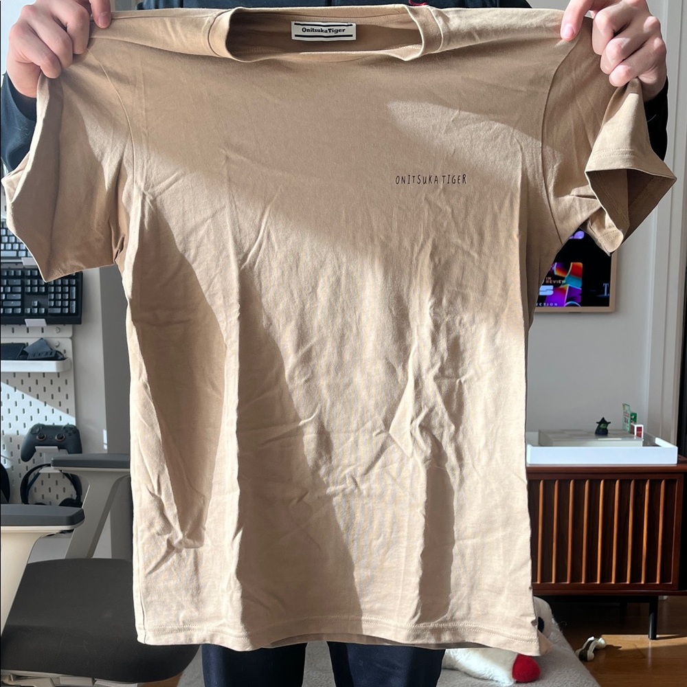 Onitsuka Tiger by Asics Tan Short Sleeve Shirt